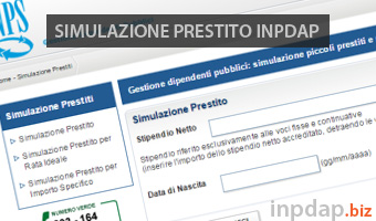 Prestito INPDAP calcolo rata e simulazione